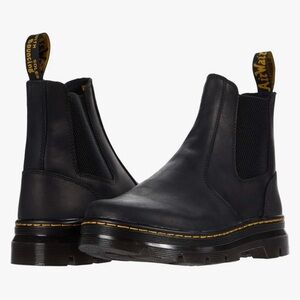 EUC Dr. Martens Unisex Embury Chelsea Boot Black Wyoming 8 Women